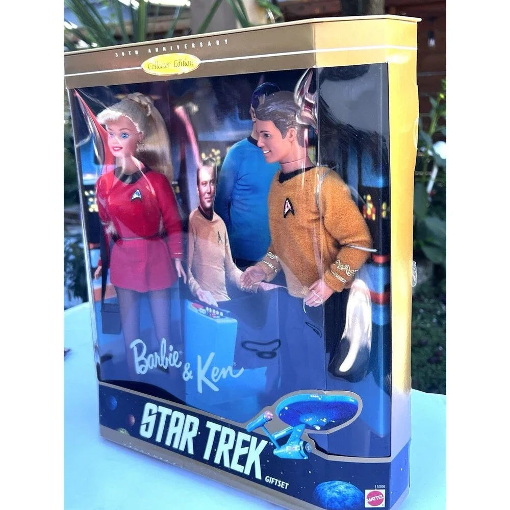 VTG 1996  Star Trek Barbie & Ken 30th Anniversary collector Editions Doll Set